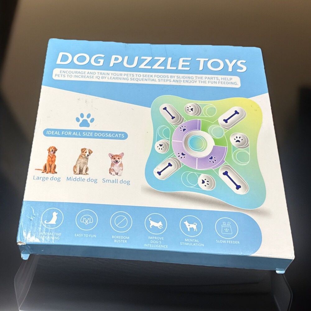 Dog Puzzle Toys For Large Medium Small Dogs, Interactive Dog Toy For IQ Training
